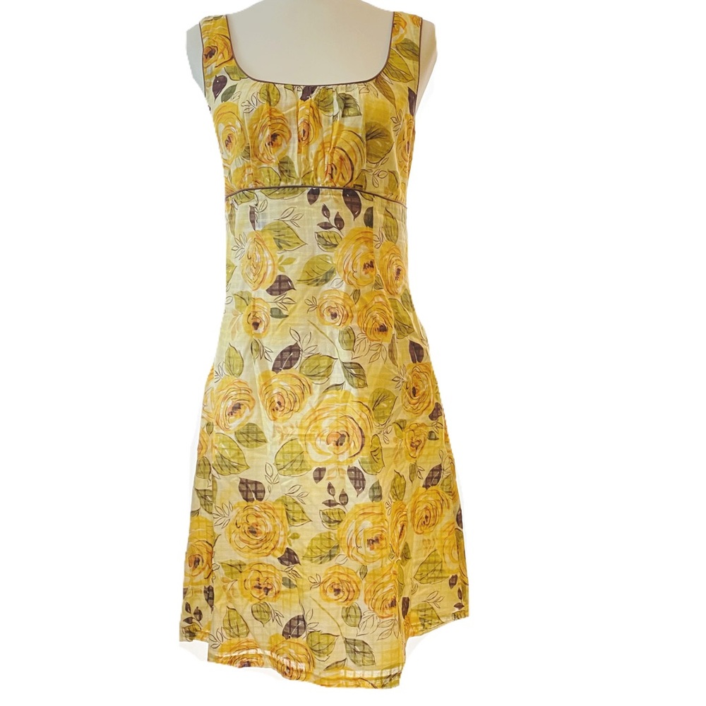 CAbi Sleeveless Floral Sundress